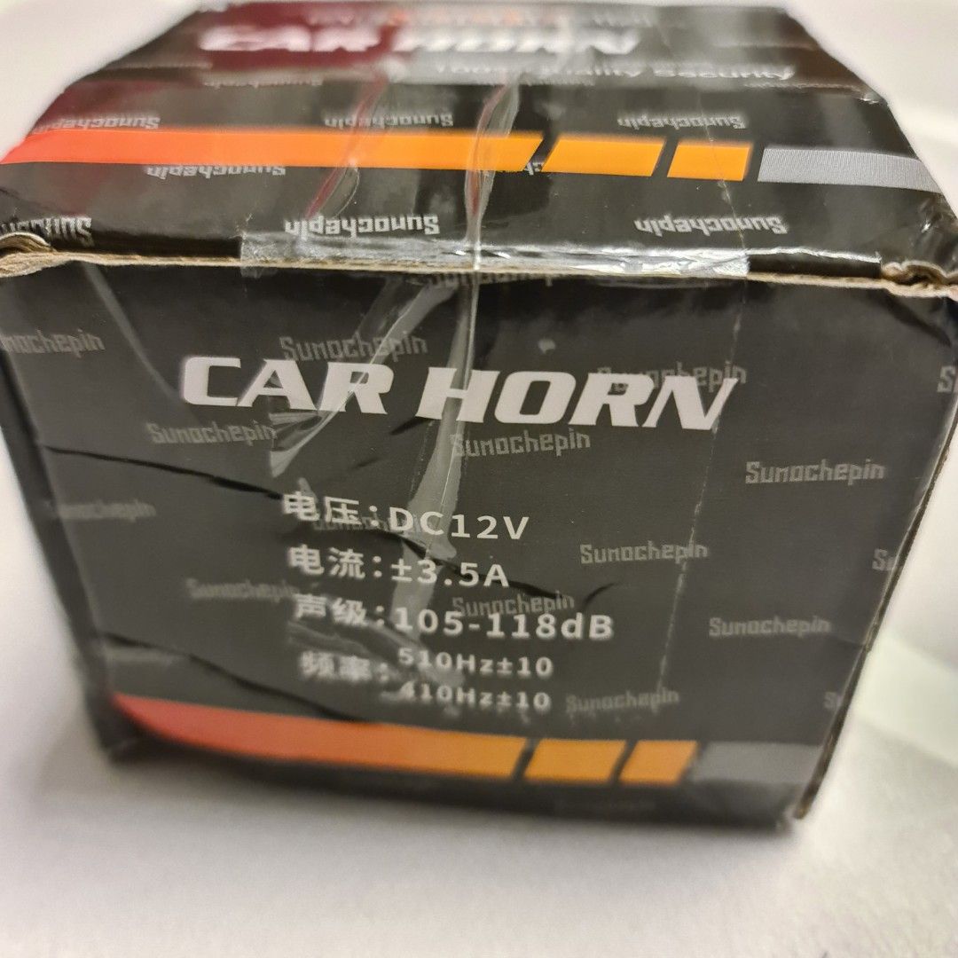 410Hz Car/ Motor Bike HORN 105dB to 118dB, Car Accessories, Accessories on  Carousell