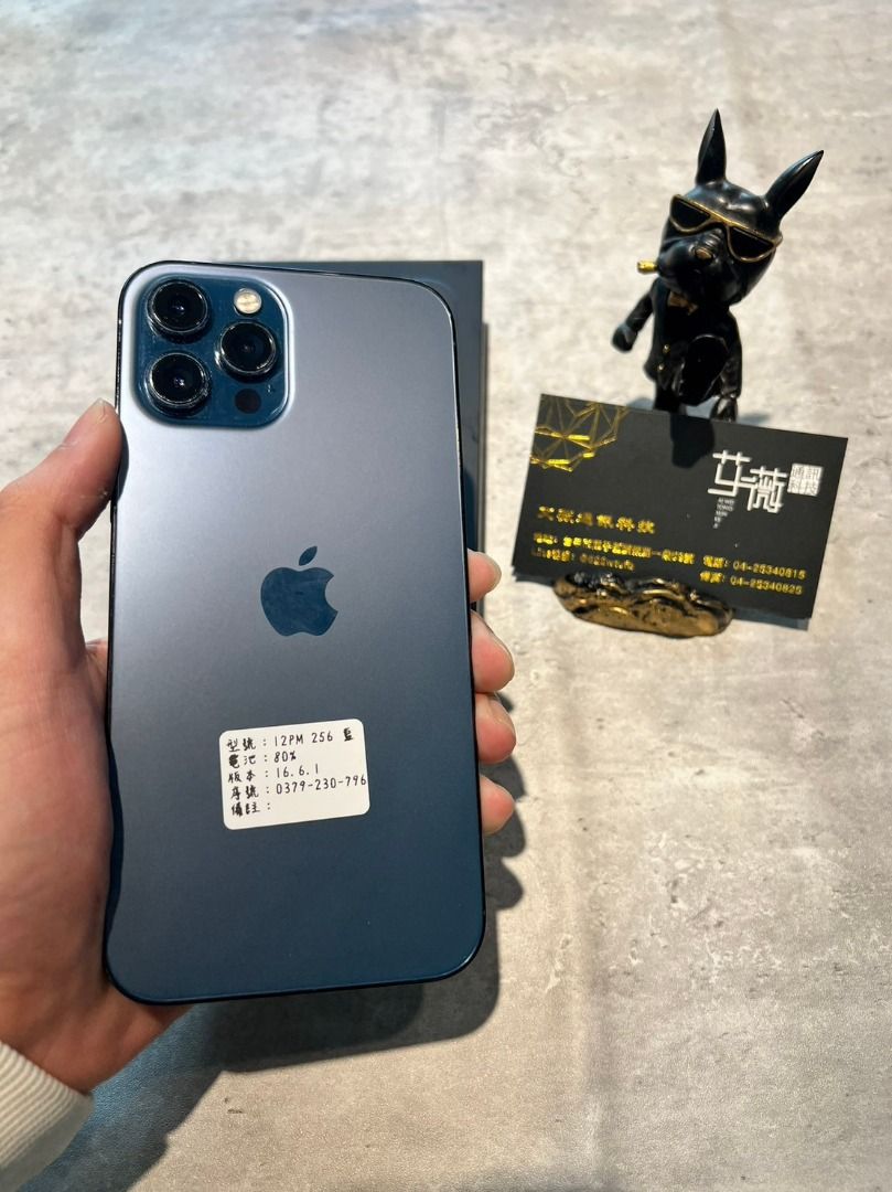 【中古機】#796 中古iPhone12ProMax 256G 藍