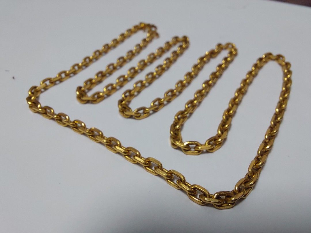Gold cable sales link chain
