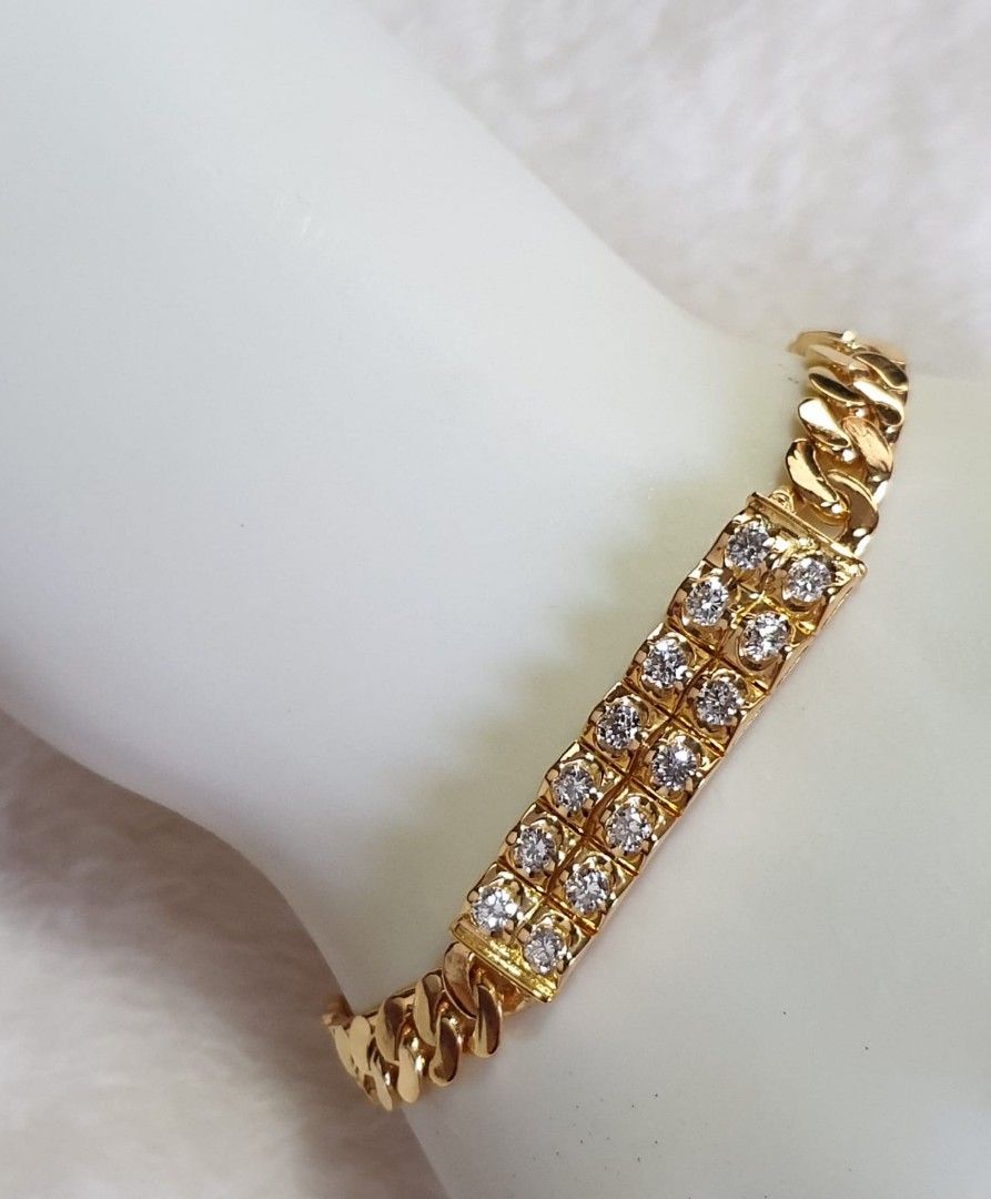 Mens diamond bangle bracelet sales
