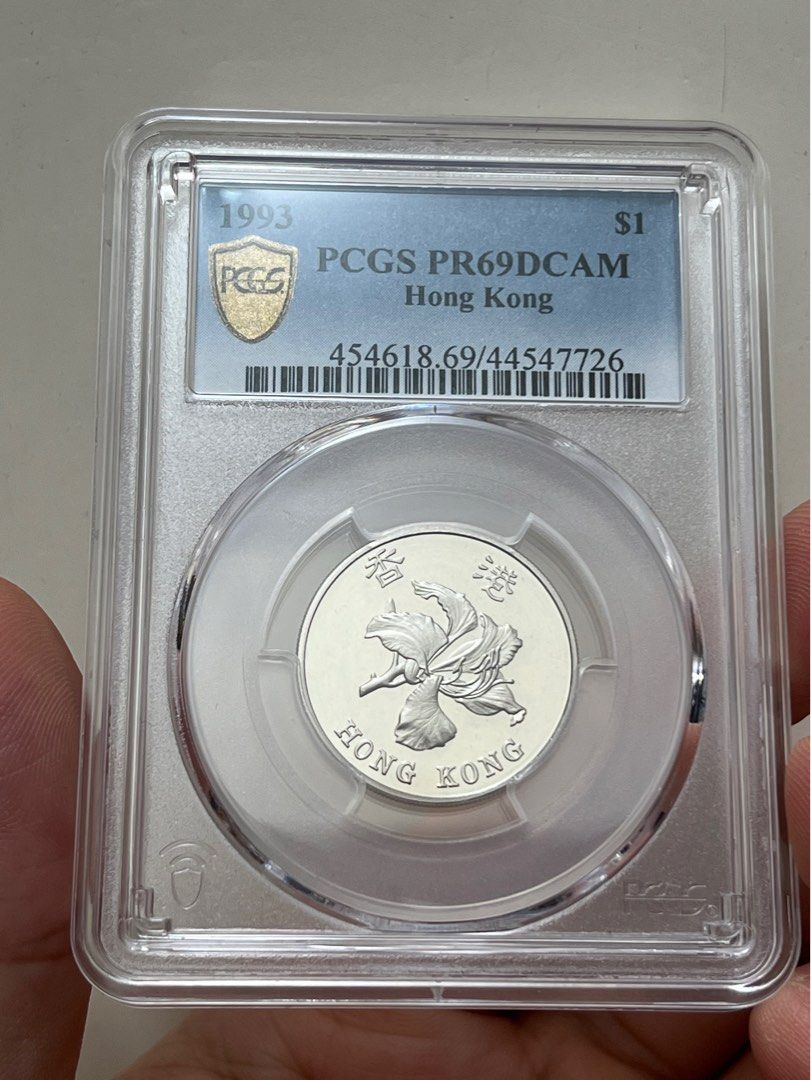 93年壹元精鑄幣）1993年精鑄紀念幣壹圓英女王伊利沙伯二世Commemorative Proof coin 1993 $1 Queen  Elizabeth ll , 興趣及遊戲, 收藏品及紀念品, 錢幣- Carousell