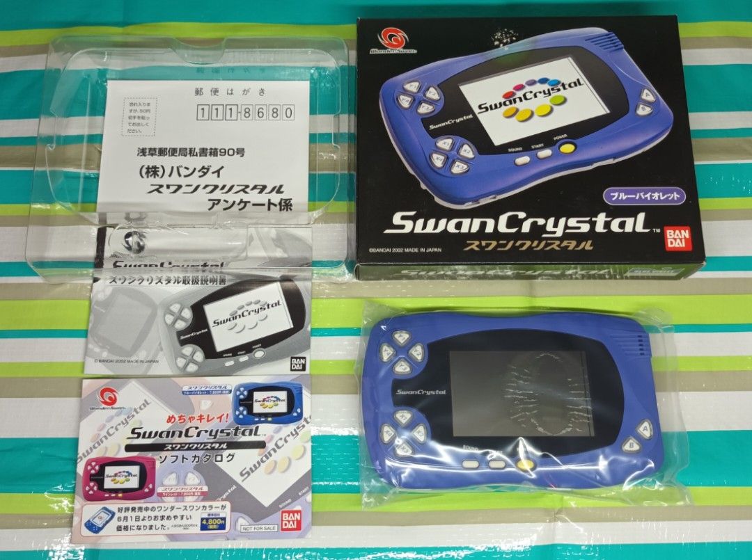 全新品日版Bandai WonderSwan Swan Crystal 手提遊戲機Portable Game