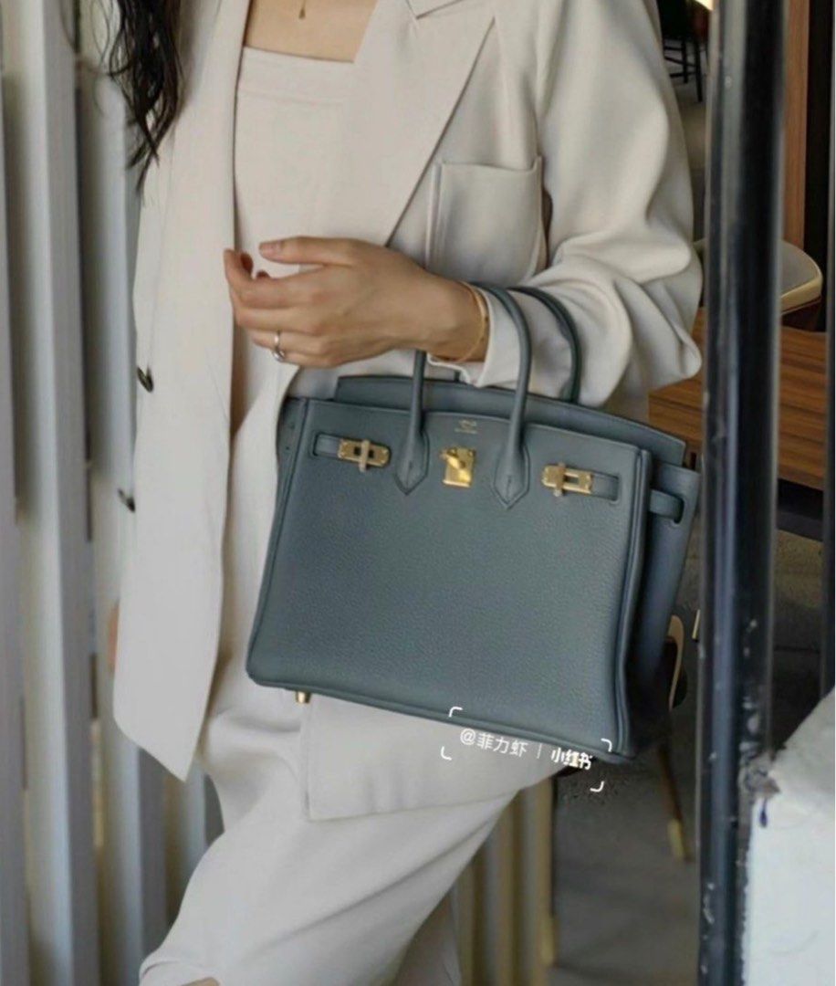 Jual Hermes Birkin 25 Vert Amande Togo PHW Z Original dengan Harga Terbaik