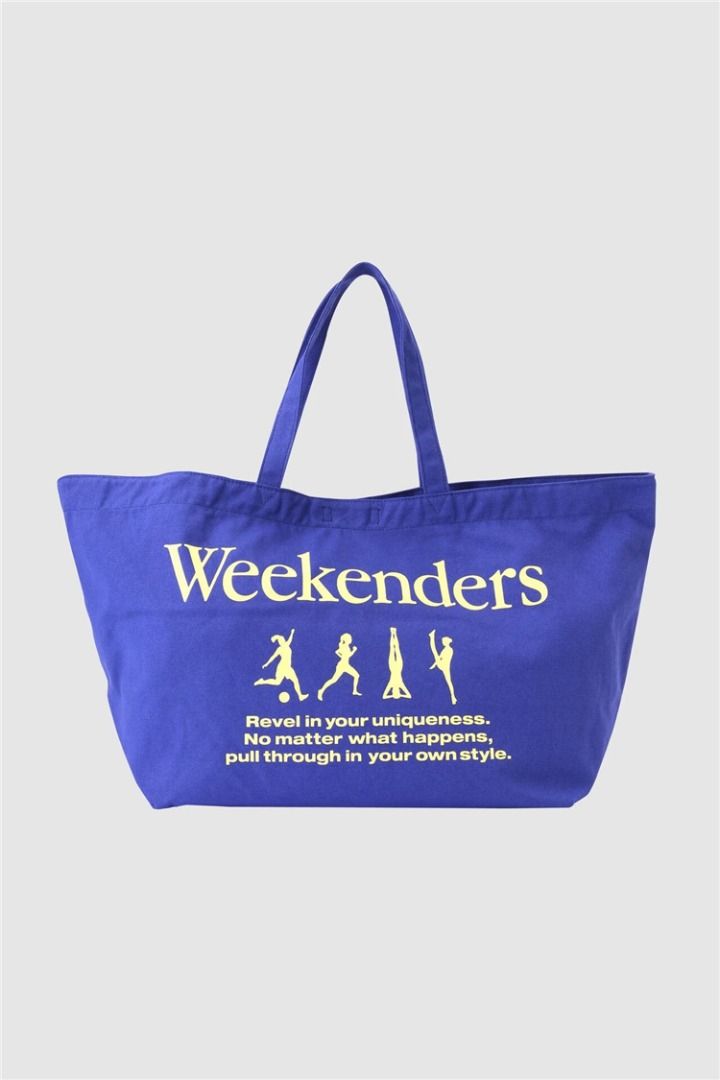 日本NBB WEEKEND 藍綠色帆布Weekenders Super Big 側咩袋, 女裝