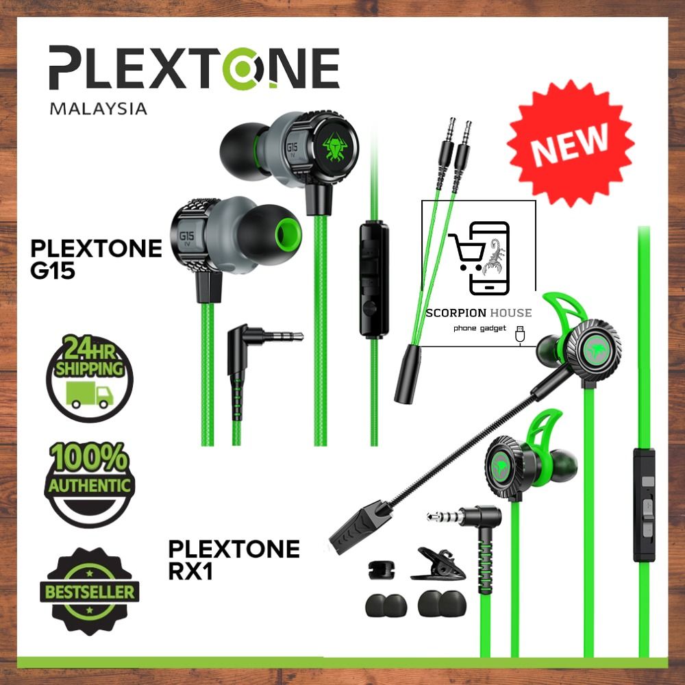 PLEXTONE G15 Magnetic Stereo Strong Bass Wired Gaming Earphone