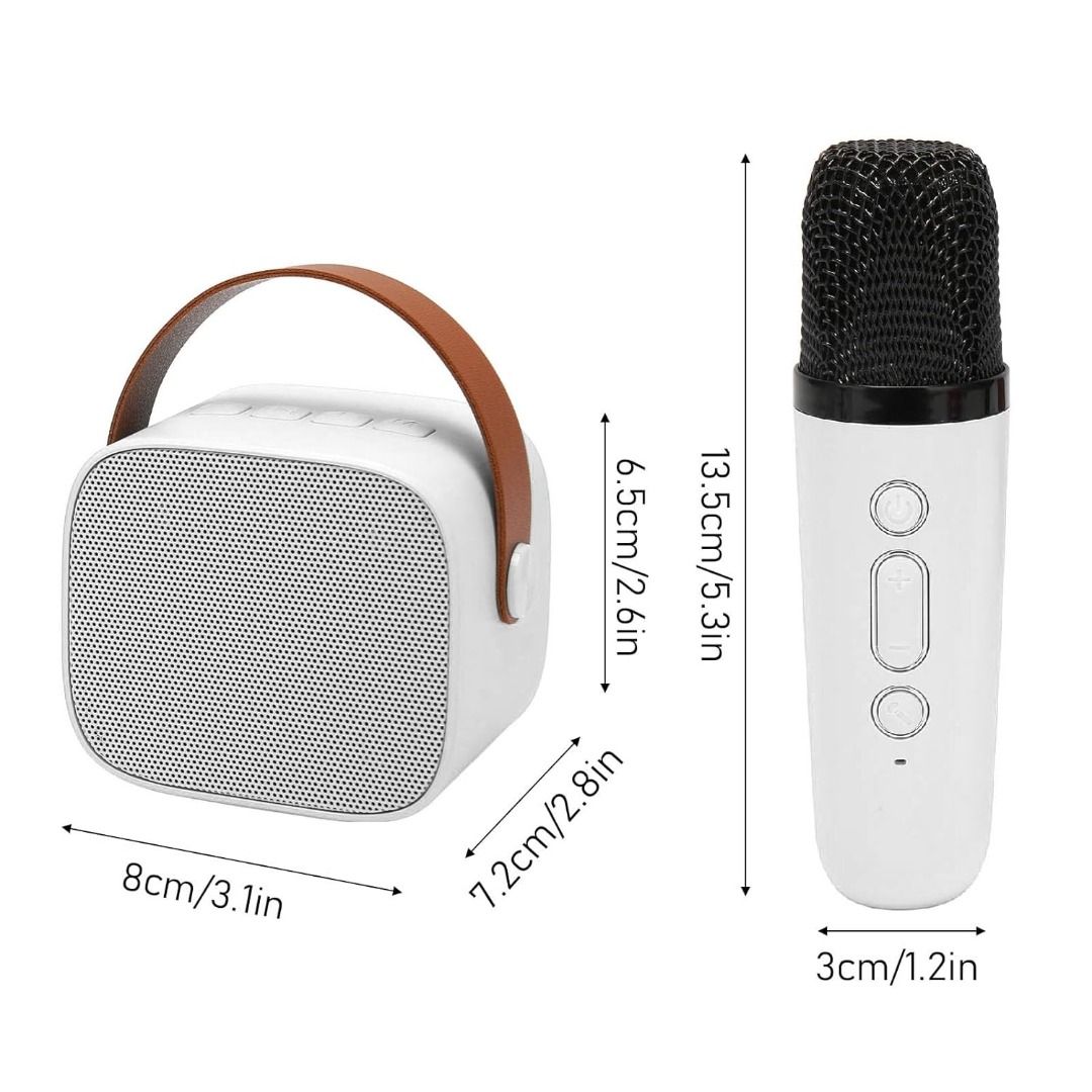 🌟 SG LOCAL STOCK🌟 1354) Karaoke Machine with Bluetooth Speaker & Wireless  Microphones, HD Stereo Rechargeable Handheld Karaoke Mics Speaker Machine