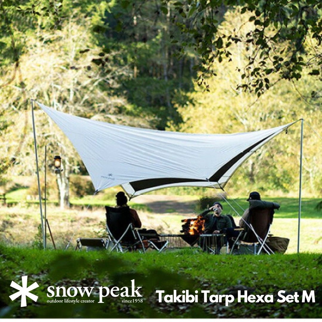 🇯🇵日本代購Snow peak天幕snow peak Takibi Tarp Hexa Set M Snow