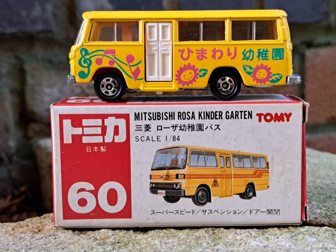 日本製Tomica 60 Misubishi Rosa Kinder Garten 三菱Rosa幼稚園校 