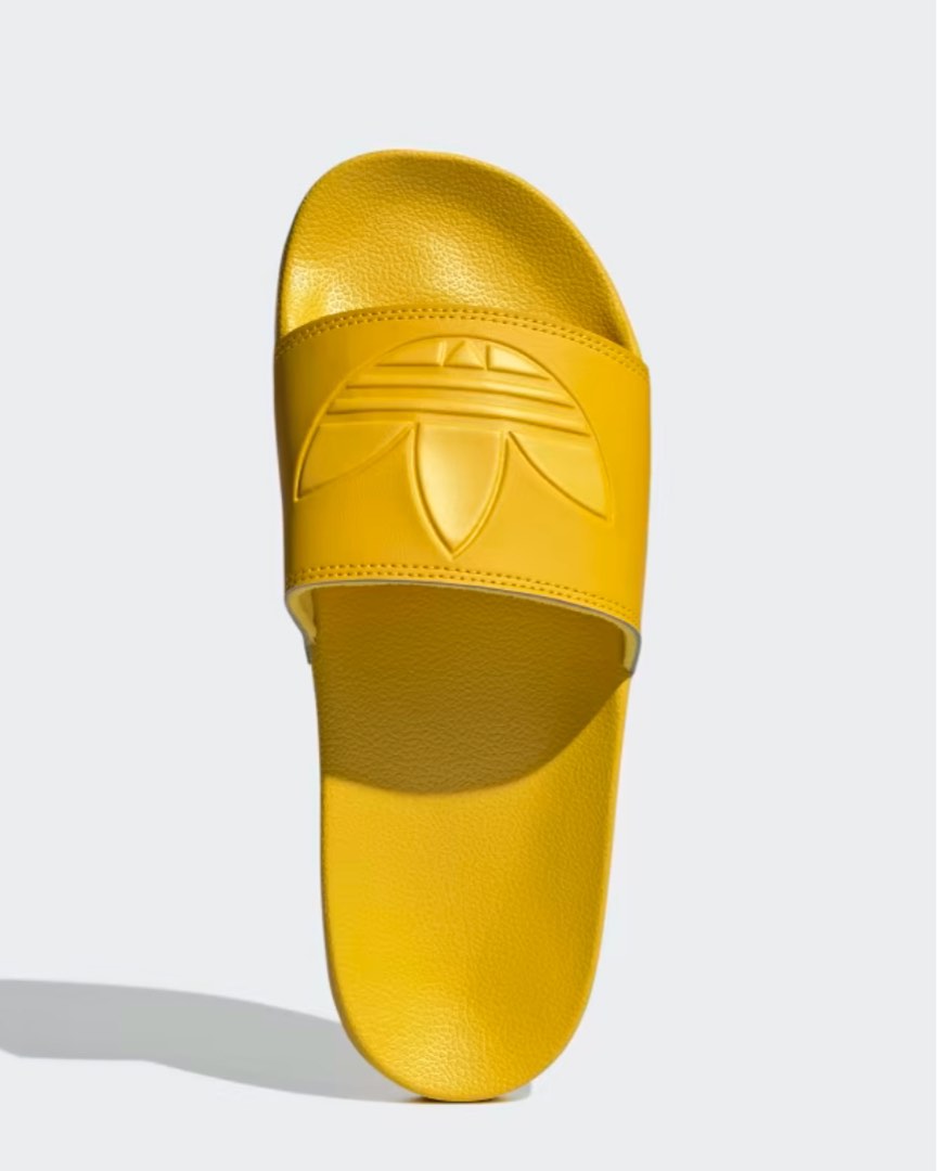 Adilette deals slides yellow