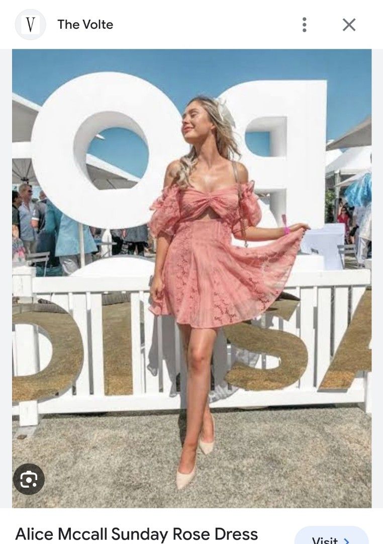 Alice mccall dress sales pink