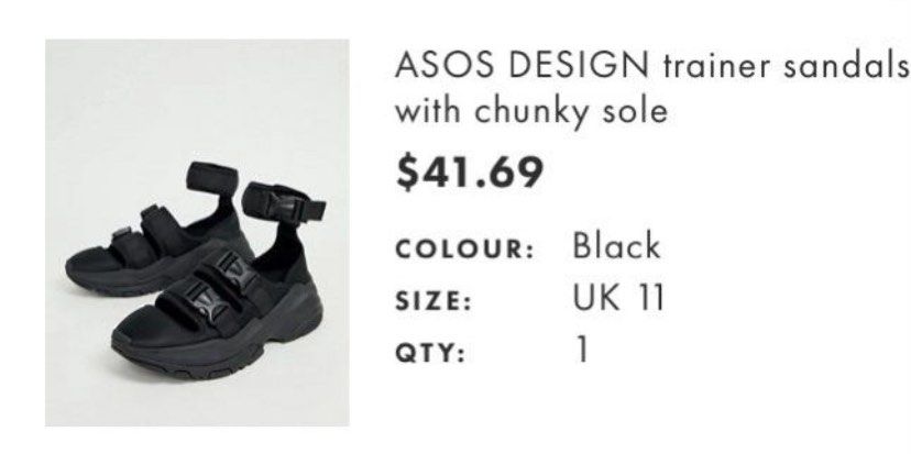 Chunky sales sneaker sandals