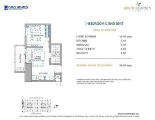 Assume Balance Allegra Garden Place 1BR Pasig City for Sale **BEST PRICE**