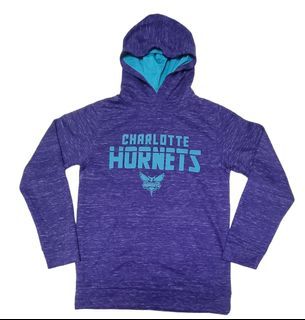 Auth NBA x Charlotte Hornets PullOver Purple Hoodie for women Large