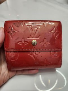 Louis Vuitton Wallet Purse Long Wallet Epi Red Woman unisex Authentic Used  Y6777