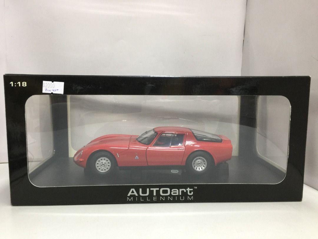 AUTOART 1/18 ALFA ROMEO TZ2 1965 RED (70198) (PIU450), 興趣及遊戲