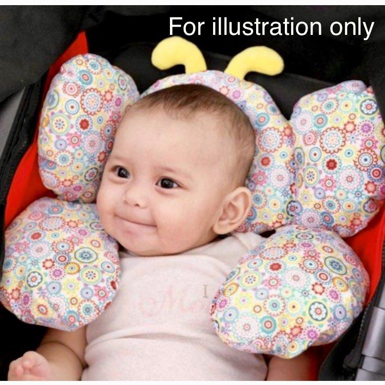 Baby infant head and neck support pillow for car seat stroller