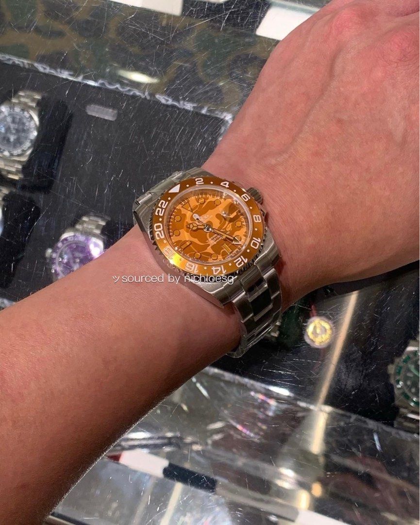 BAPE TYPE 2 BAPEX COLOR CAMO, Luxury, Watches on Carousell