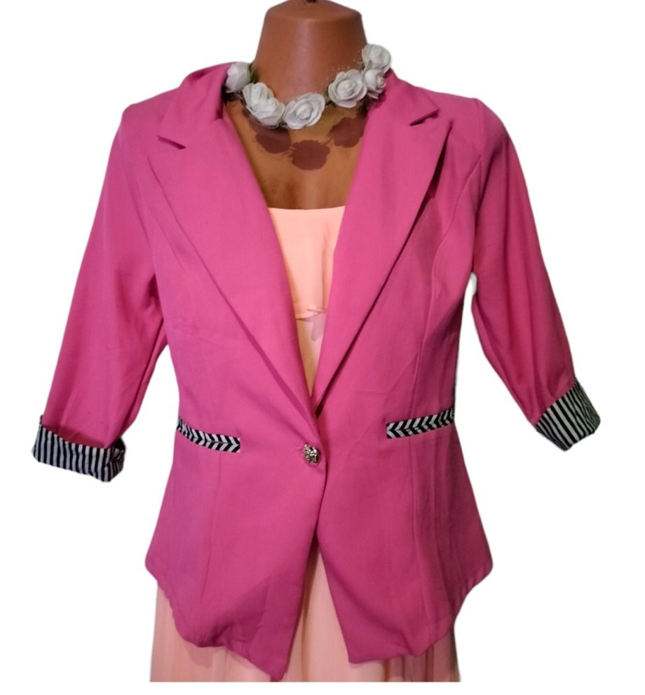 Barbie Pink Tweed Blazer