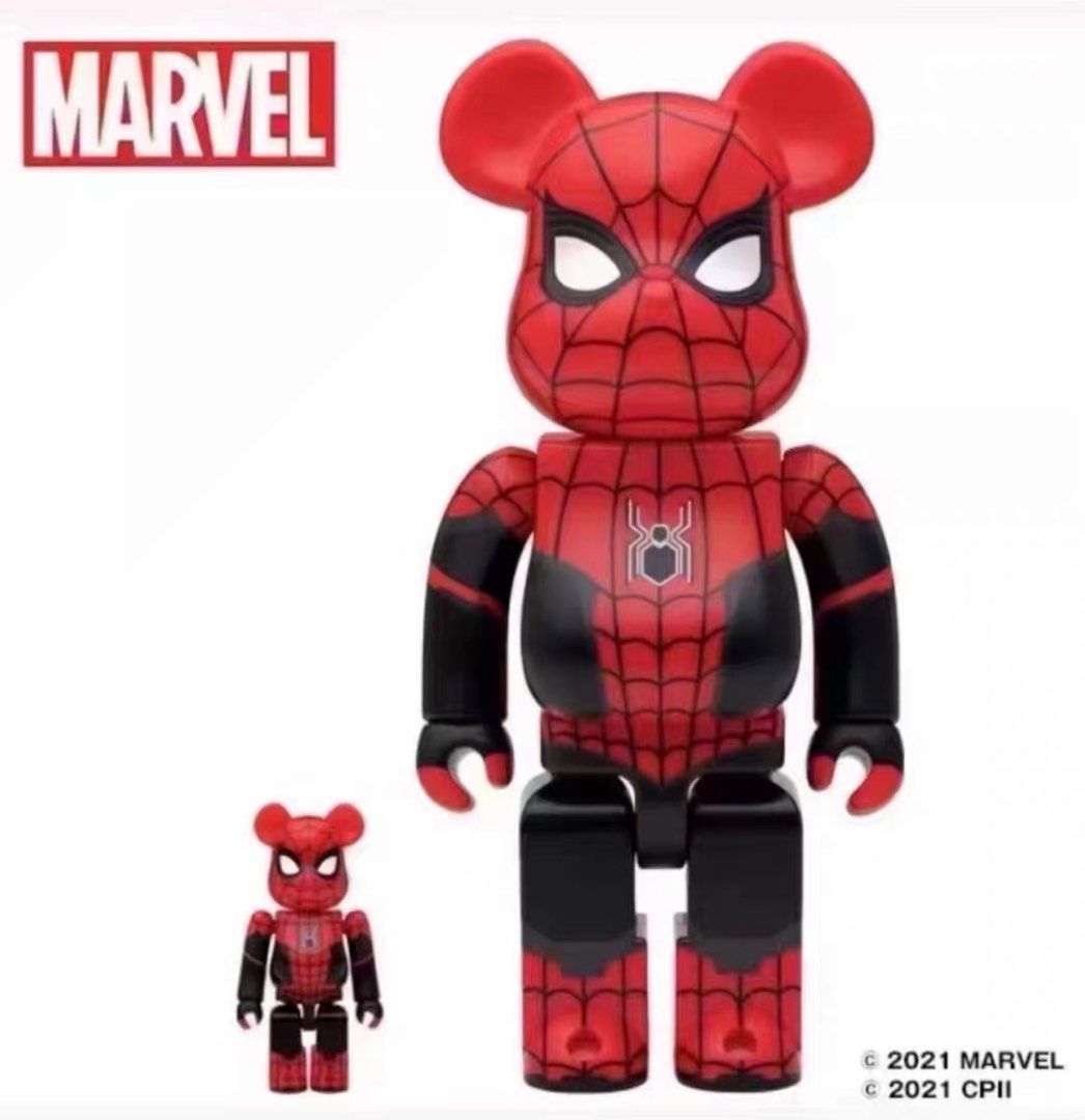 Bearbrick 400% Spider-Man Upgraded Suit, Hobbies & Toys, Toys ...