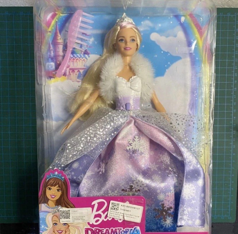 Bib Barbie Dreamtopia Princess Doll Original Mattel GKH26