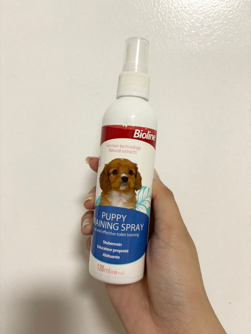 Bioline Puppy Training Spray Pet Supplies Health Grooming on