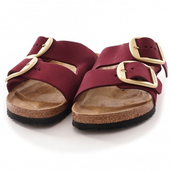 birkenstock arizona big buckle maroon
