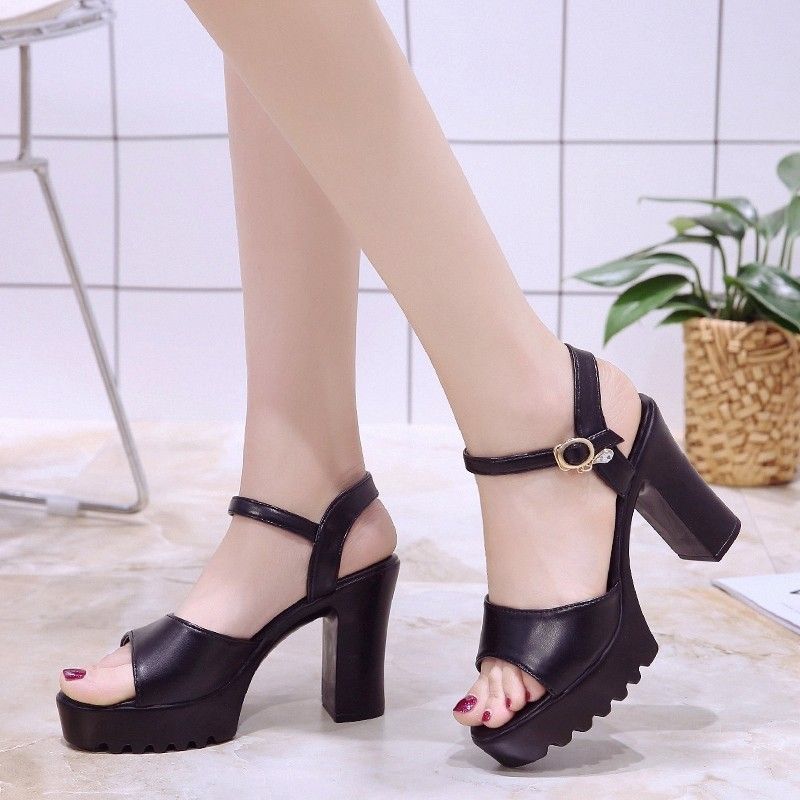Girls heels black hot sale