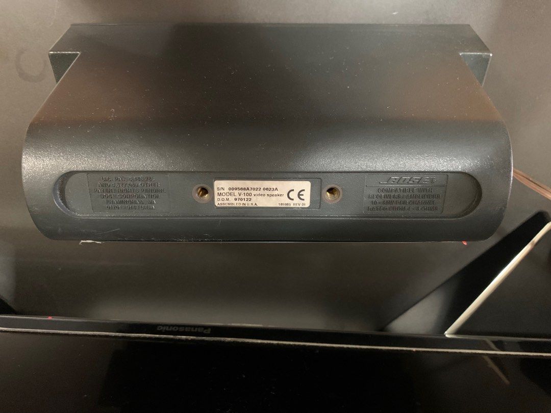 Bose V100 center speaker, 音響器材, Soundbar、揚聲器、藍牙喇叭、耳