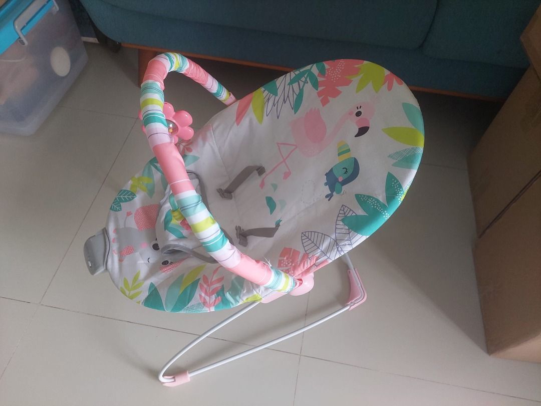 Bright starts flamingo bouncer clearance