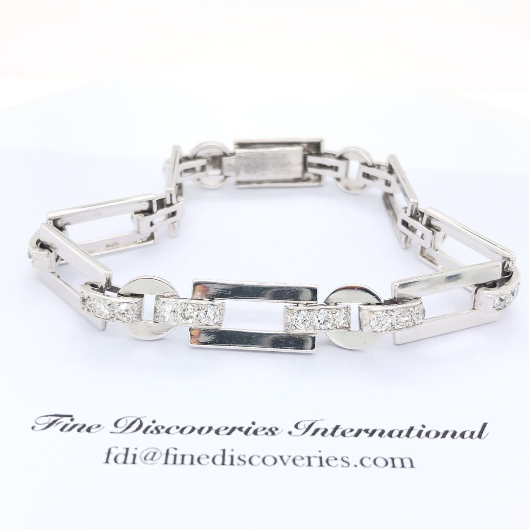 Mens cartier deals diamond bracelet