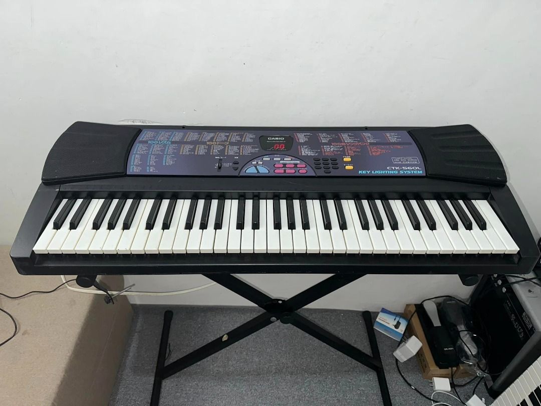 Casio ctk 560l store key lighting system