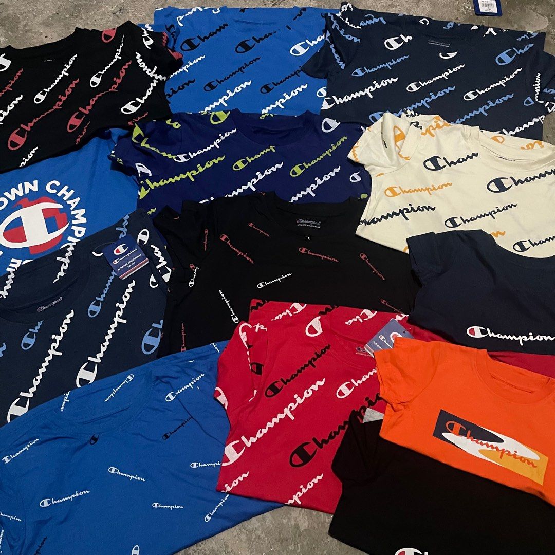 Champion Tshirt for toddlers kids Men s Fashion Tops Sets