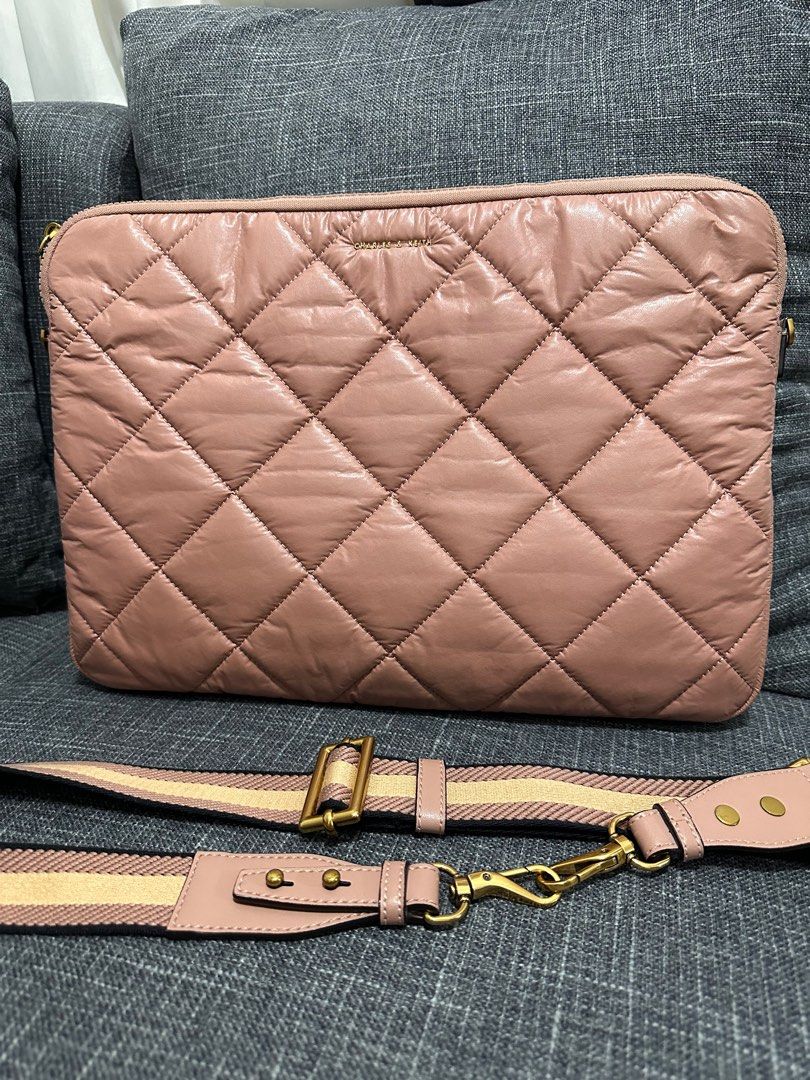 CHARLES & KEITH LAPTOP BAG, Women's Fashion, Bags & Wallets, Crossbody Bags on Carousell