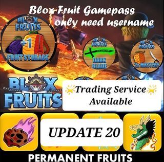 Blox Fruit Permanent Fruit and Gamepass, Cheap !