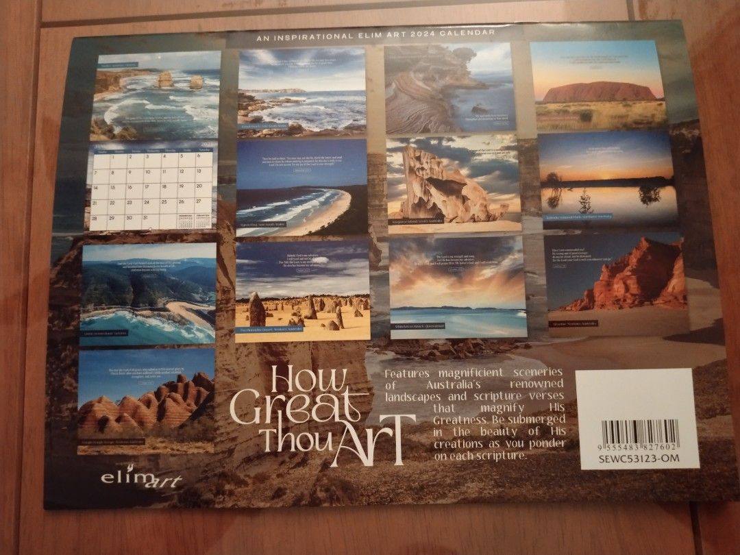 Christian wall calendar 2024 Hobbies Toys Stationery Craft Other