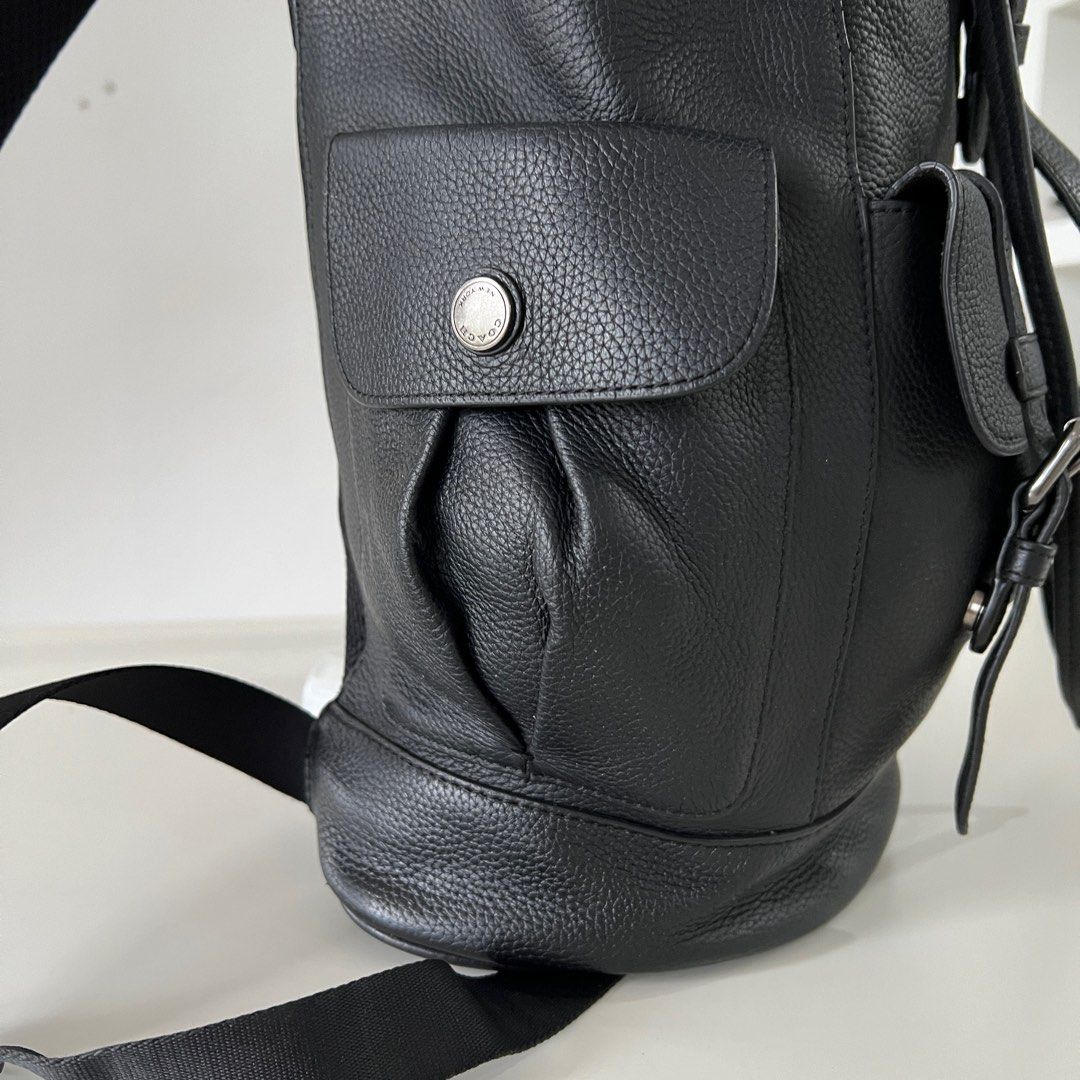 coach leather backpack, Women's Fashion, Bags & Wallets, Backpacks on ...