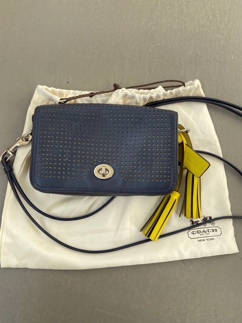 Coach best sale navy crossbody