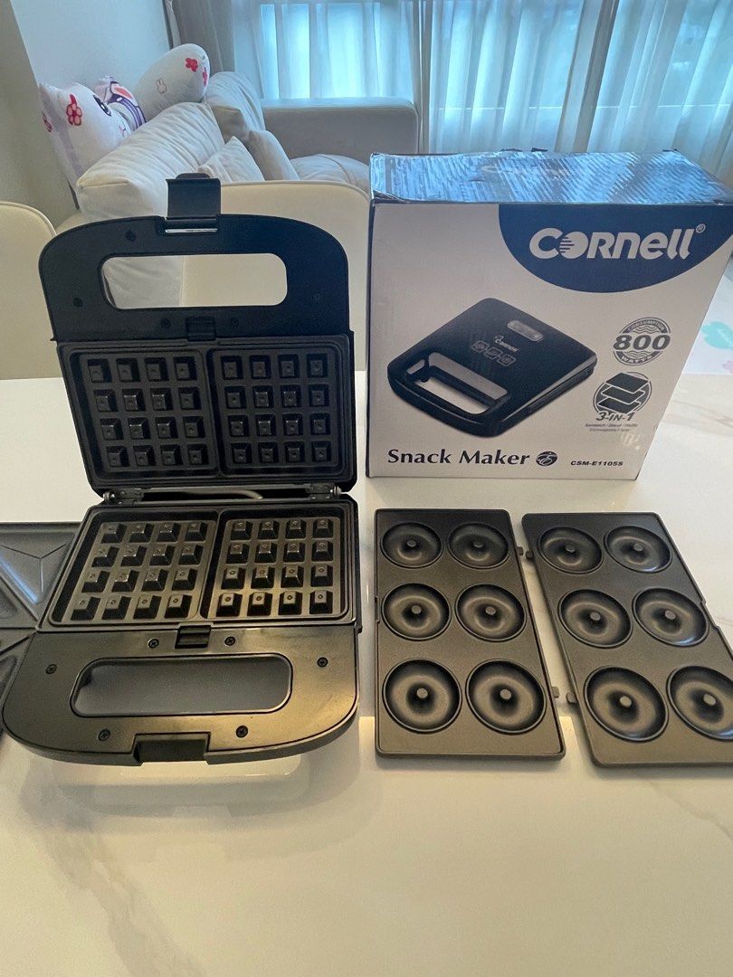 Cornell 3 in 1 waffle sandwich snack maker, TV & Home Appliances