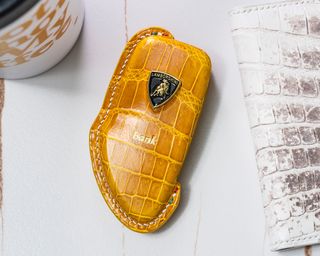 Men's Car Key Wallet Crocodile Pattern Car Key Bag Business