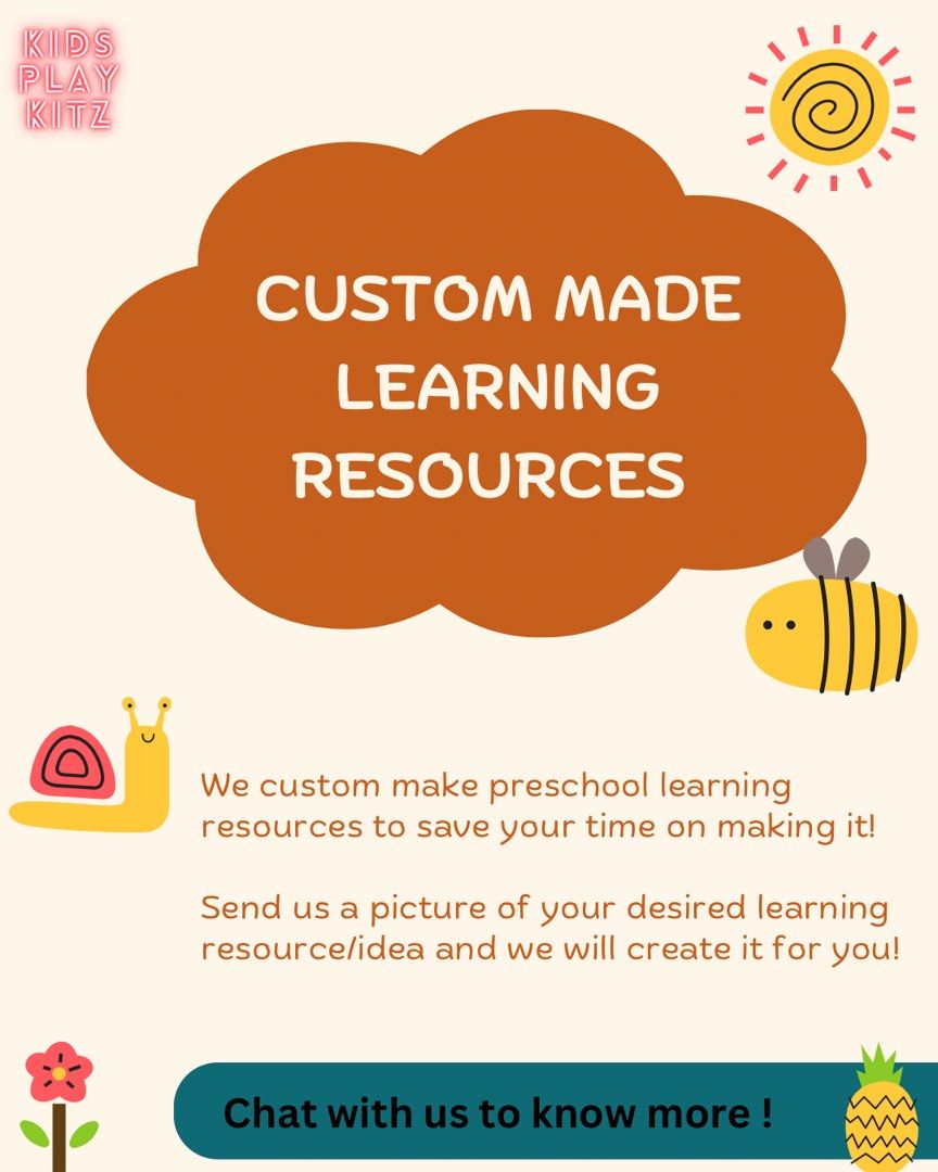 Carousell　Customised　on　Hobbies　Preschool　Resources,　Games　Toys,　Toys