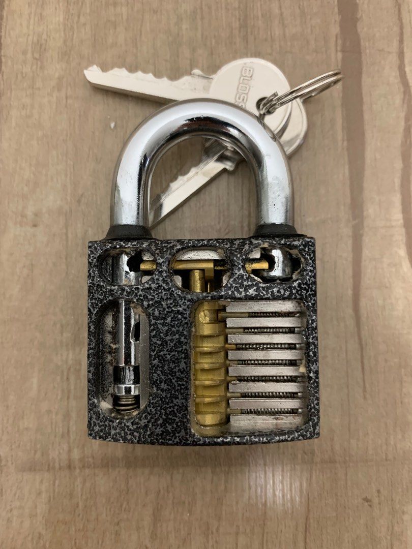 Cutaway Lock for locksport training, Furniture & Home Living, Security
