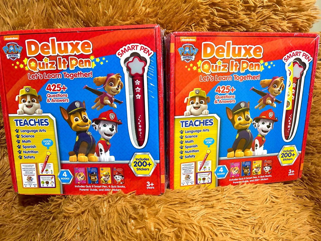 Deluxe Quiz It Pen Paw Patrol Sealed, Hobbies & Toys, Toys & Games on