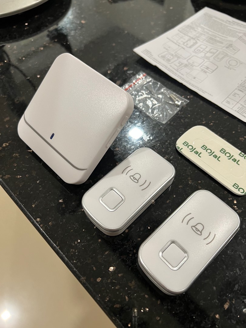 Digital Doorbell Chime Wireless, Waterproof, LED Light 300M Radius