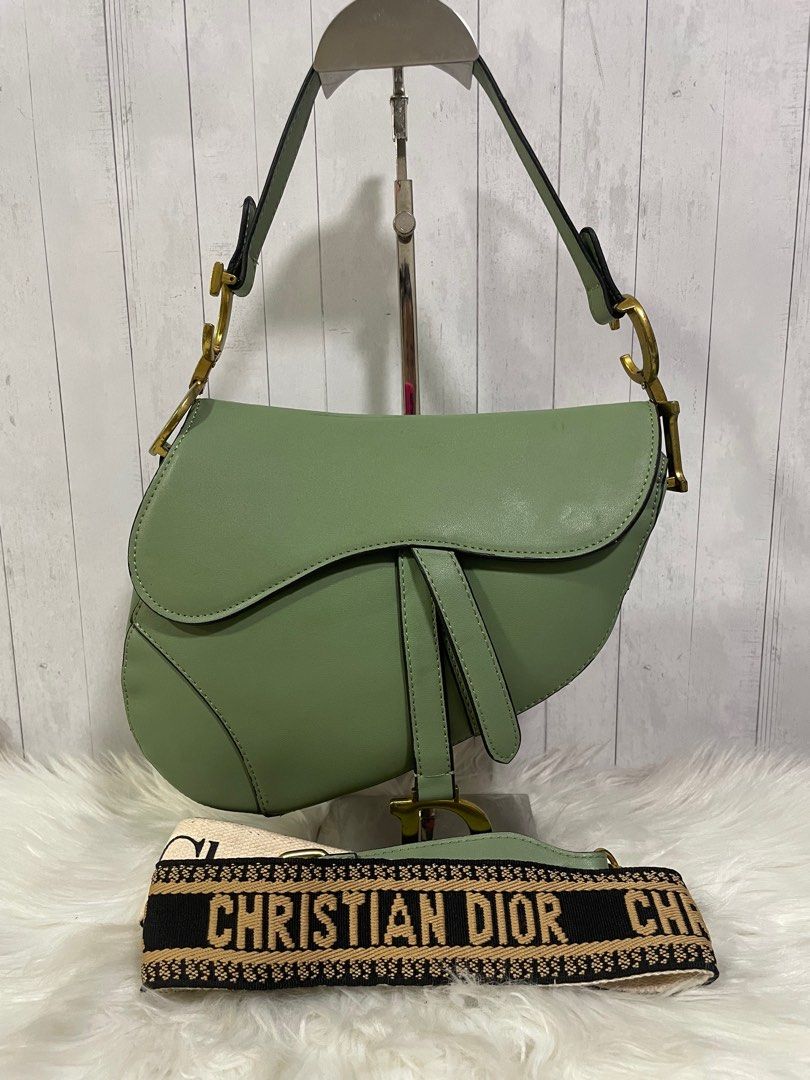Dior Saddle Bag in Green Women s Fashion Bags Wallets