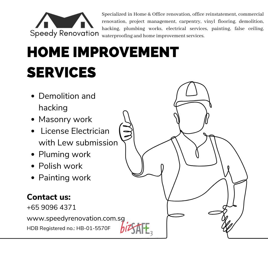 Direct Renovation Contractor , HDB, Condo , Landed & Commercial ( No ID and no markup )628630942940181113