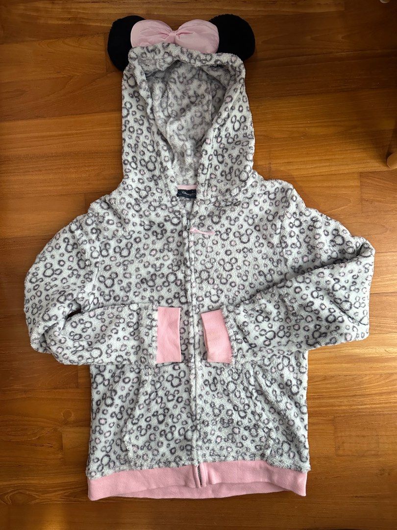 Girls hooded fleece top