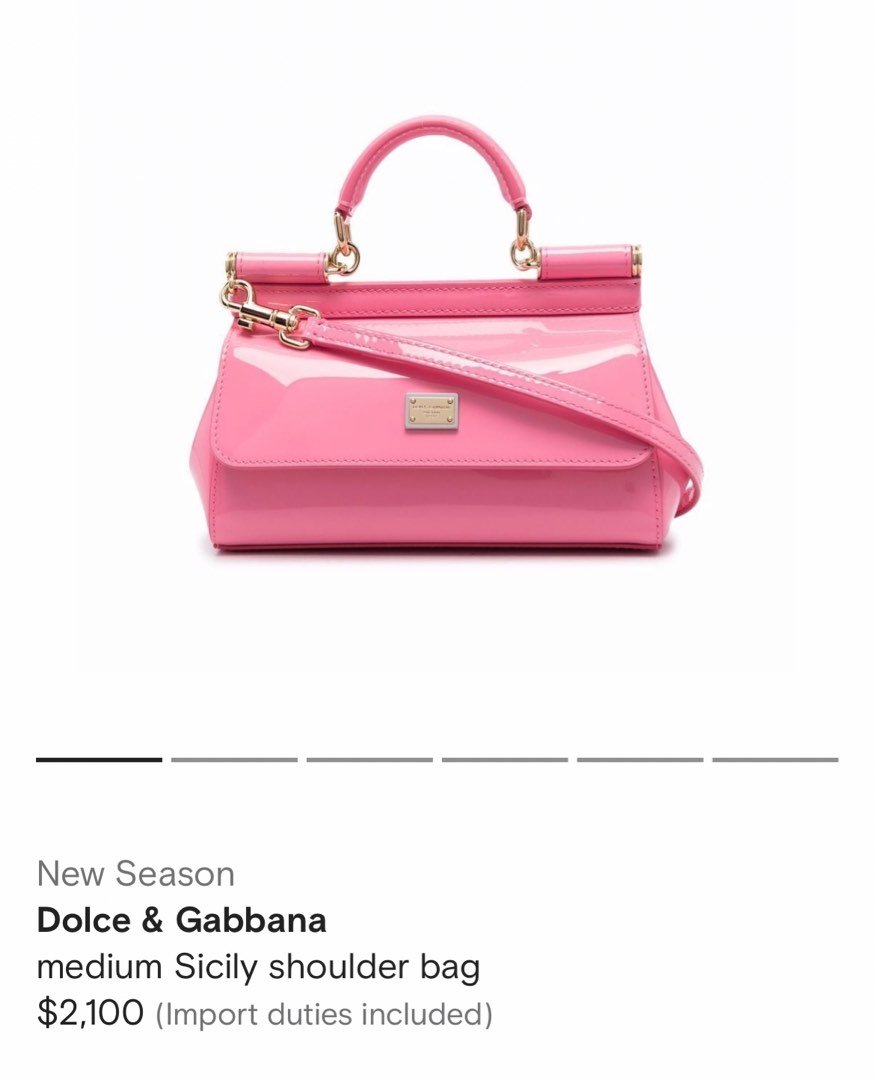 Dolce & Gabbana D&G sicily Large Grainy Leather Bag Orange Branded  authentic original, Luxury, Bags & Wallets on Carousell
