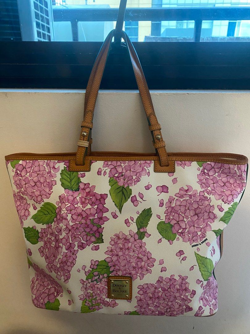 Dooney Bourke Floral Zip Tote Women s Fashion Bags Wallets