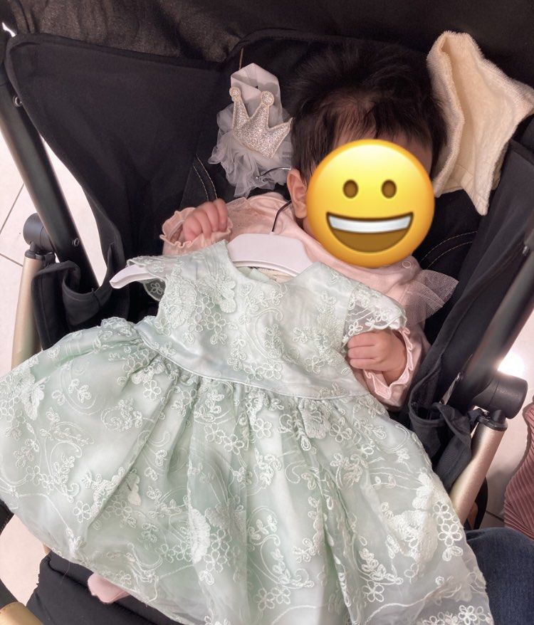 Dress Kembang Aqiqah Baby Mint Green Babies Kids Babies Kids Fashion on Carousell