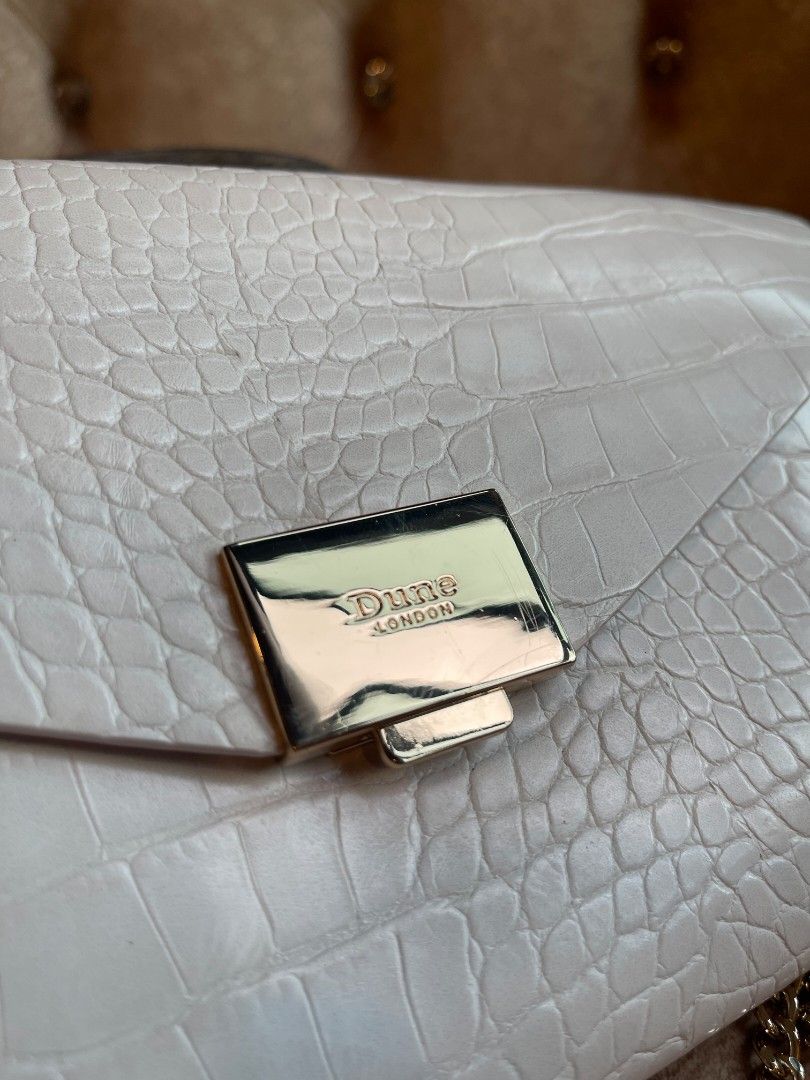 Dune grey clutch hotsell bag